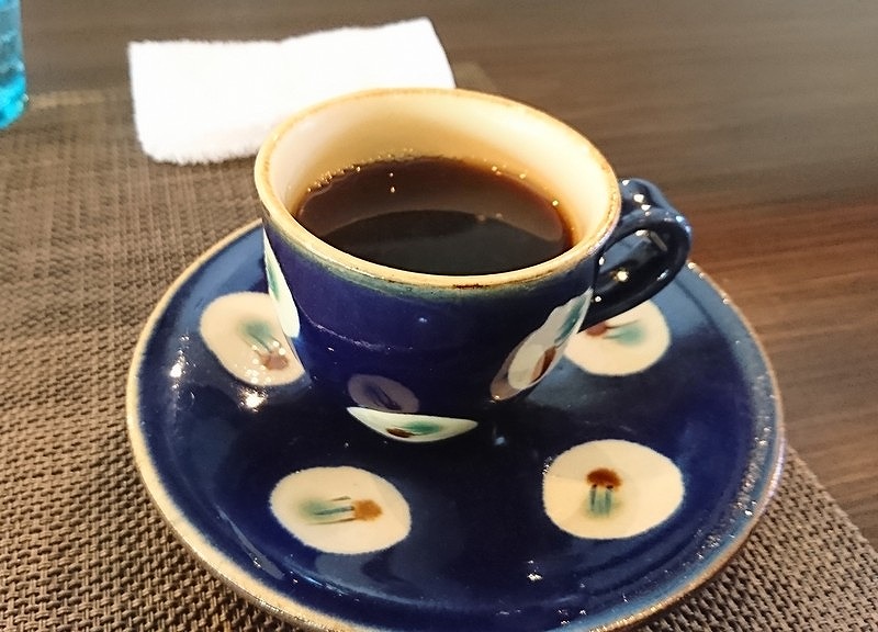西都市の「カフェ クレール」食後のコーヒー