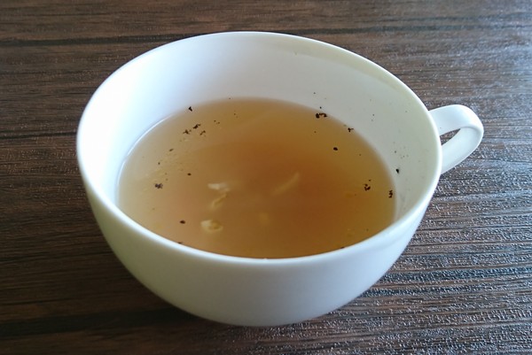 宮崎市のCAFE nosuke(カフェ ノスケ)で注文したnosukeのチキン南蛮に付いていたスープ1