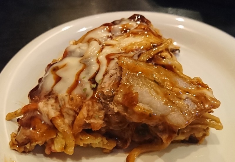 ゑべっさん高鍋店で食べた「ぶたモダン」3