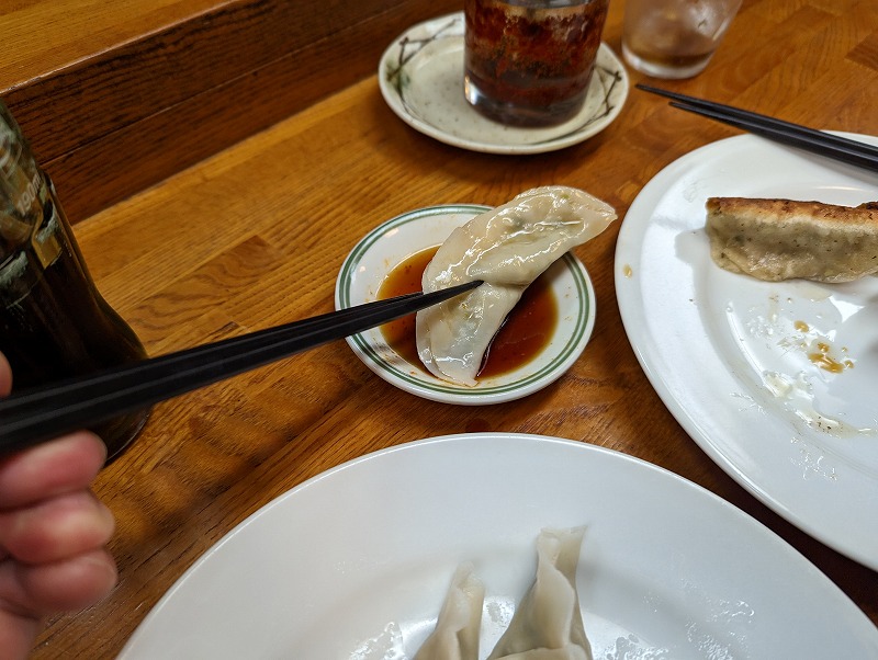 延岡市の黒兵衛（くろべえ）で食べた水餃子3