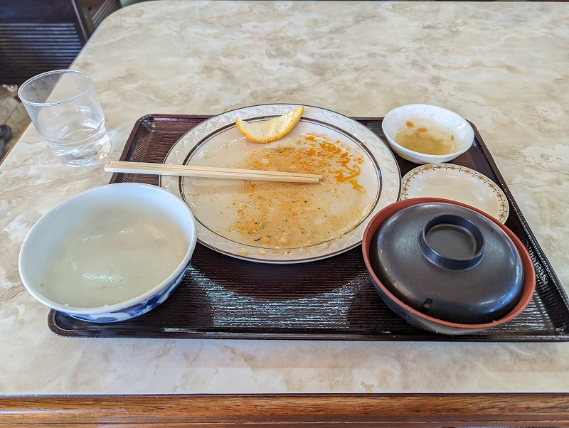 宮崎市清武町の「お食事処ちよ」で食べたチキン南蛮定食13