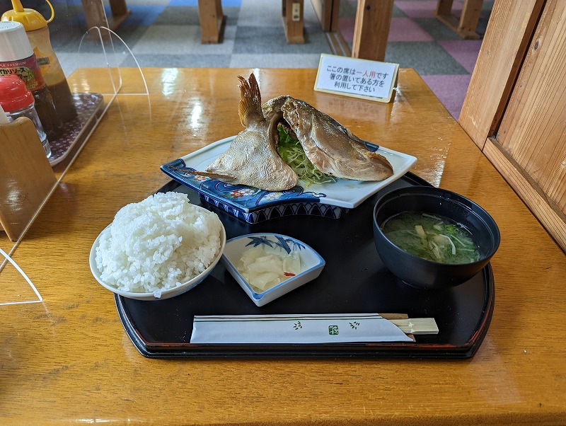 宮崎市清武町の「いなか家定食の店」ランチで食べたカマ塩焼