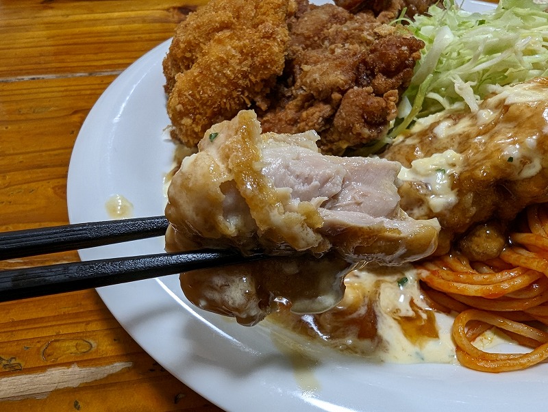 宮崎市の「樹のめし家」で食べたコンビ定食(チキン南蛮・唐揚げ)6