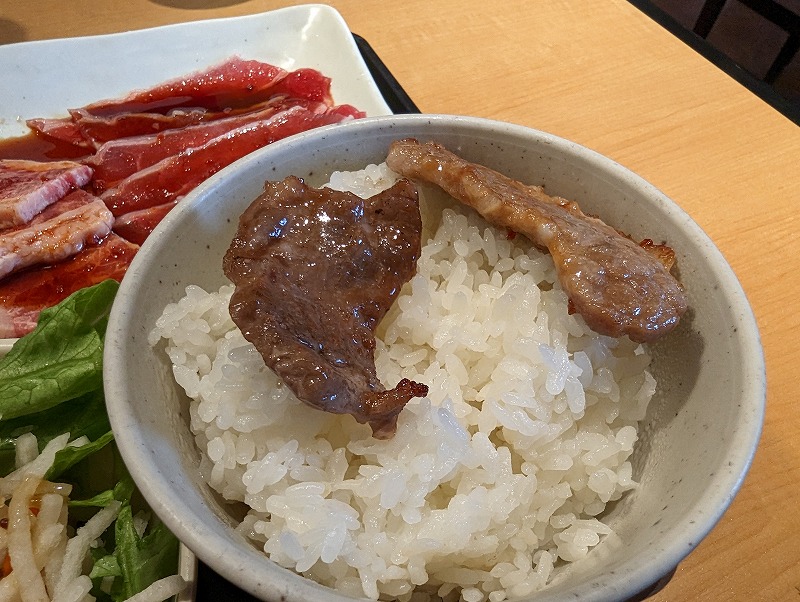 宮崎市新別府町の焼肉きんぐで食べた特盛焼肉980円のランチ12