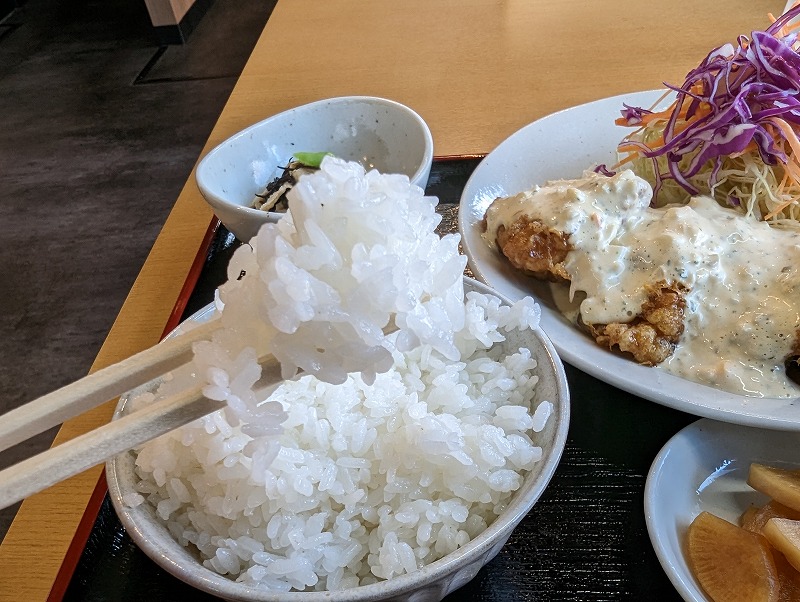 宮崎市の「あじさい食堂」で食べたチキン南蛮定食6