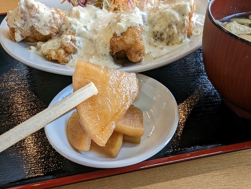 宮崎市の「あじさい食堂」で食べたチキン南蛮定食9