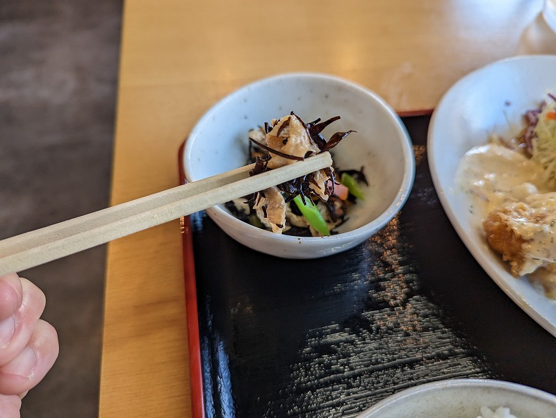 宮崎市の「あじさい食堂」で食べたチキン南蛮定食4