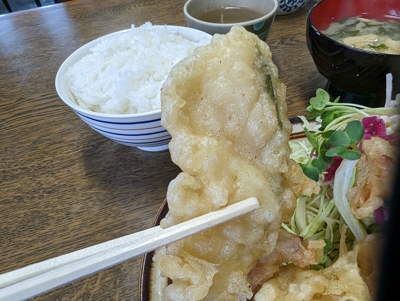 宮崎市江平中町の大吉食堂で食べたイカ天定食11
