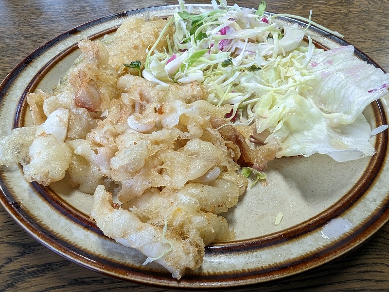 宮崎市江平中町の大吉食堂で食べたイカ天定食12