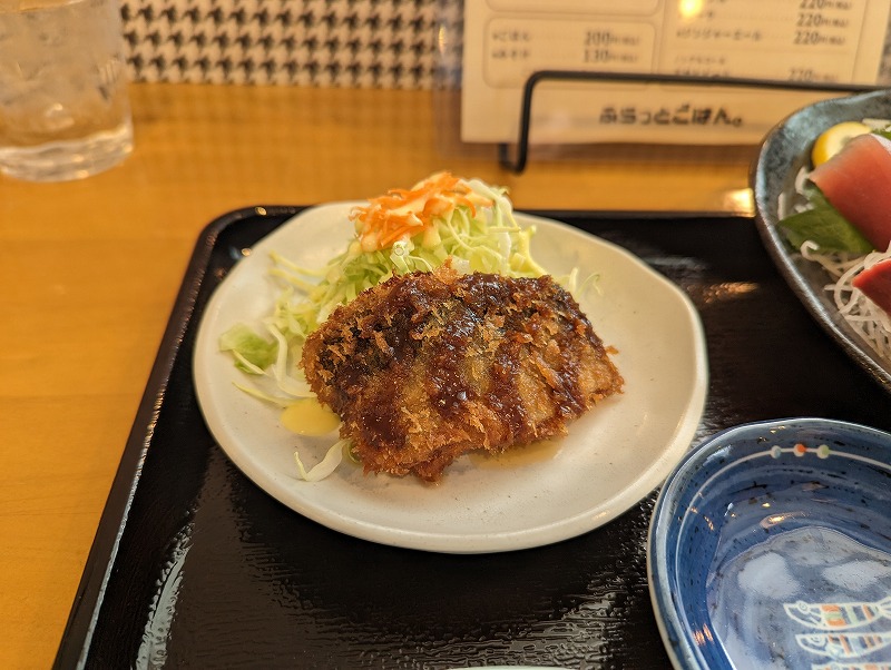 延岡市の「ふらっとごはん。」で食べたお刺身定食4