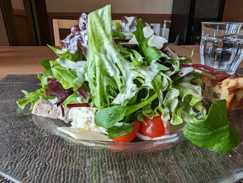 高鍋町の西洋料理Nature(ナチュレ)Aコースのサラダと前菜の盛り合わせ4