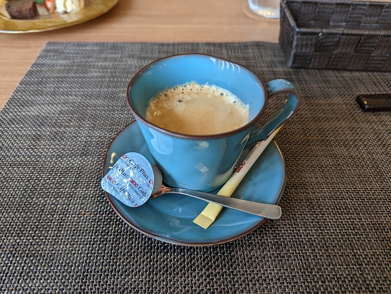 高鍋町の西洋料理Nature(ナチュレ)Aコースのホットコーヒー