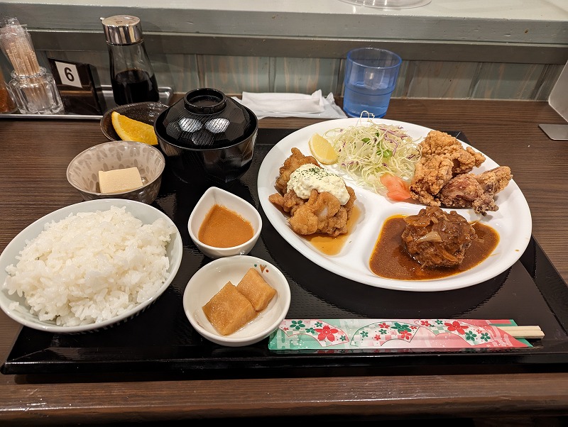 宮崎市の「シキドオリこはる食堂」で食べたランチ「こはる定食」1
