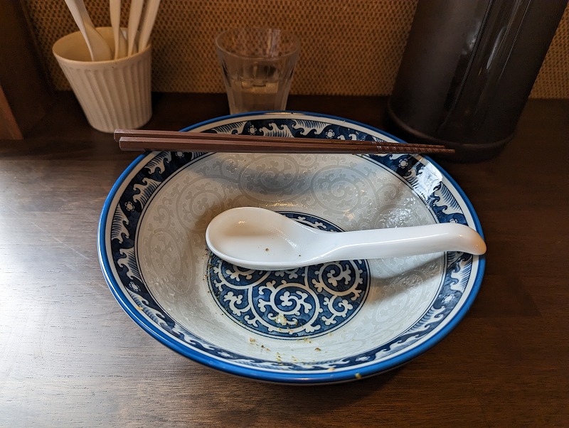 宮崎市清武町の初代煮干しらーめんまるにぼで食べた「にぼしそば」8