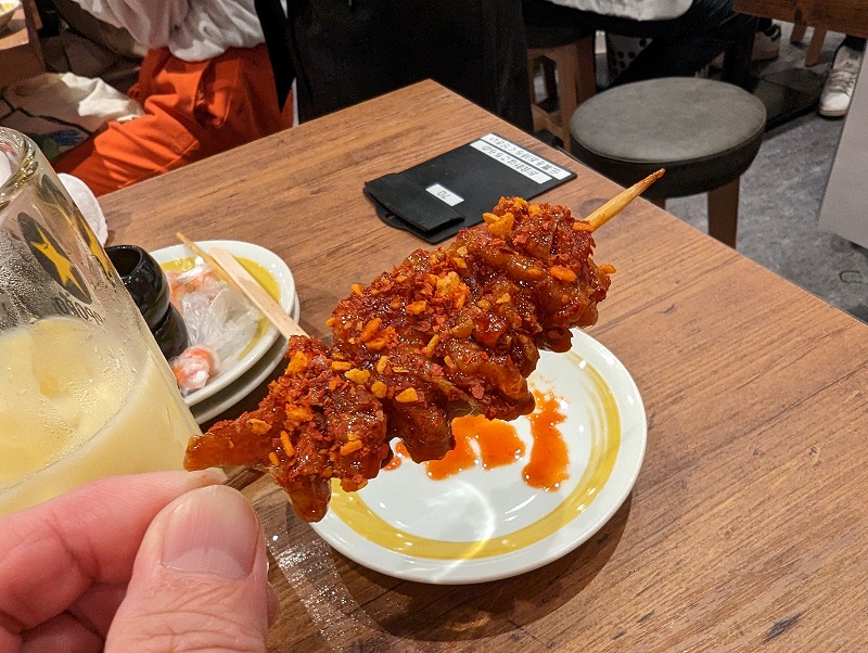 新時代 宮崎橘通り店で食べた伝串 赤3