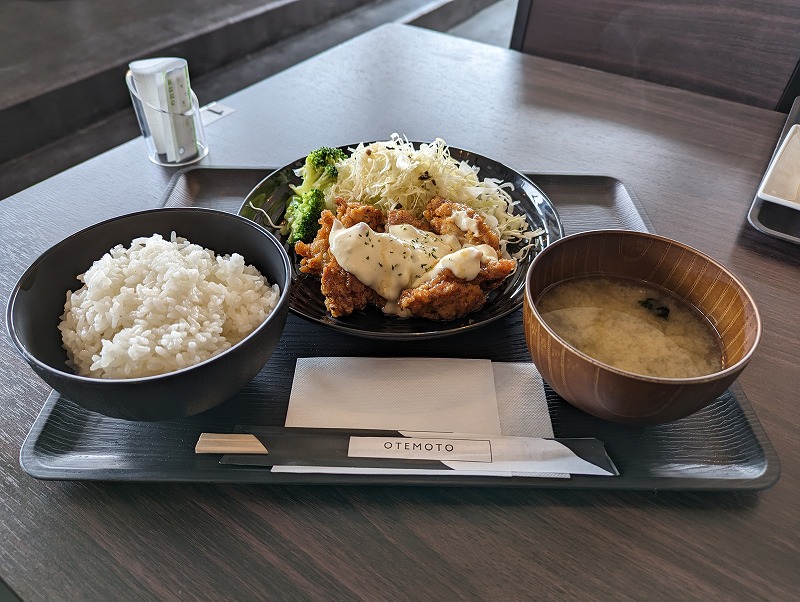 宮崎市の南国宮崎ライダーズカフェROUTE220で食べたチキン南蛮定食