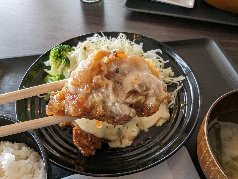 宮崎市の南国宮崎ライダーズカフェROUTE220で食べたチキン南蛮定食3