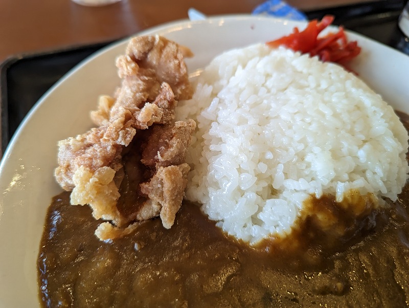 国富町の「宮崎かしわや」で食べた「日替わりからあげカレー」2