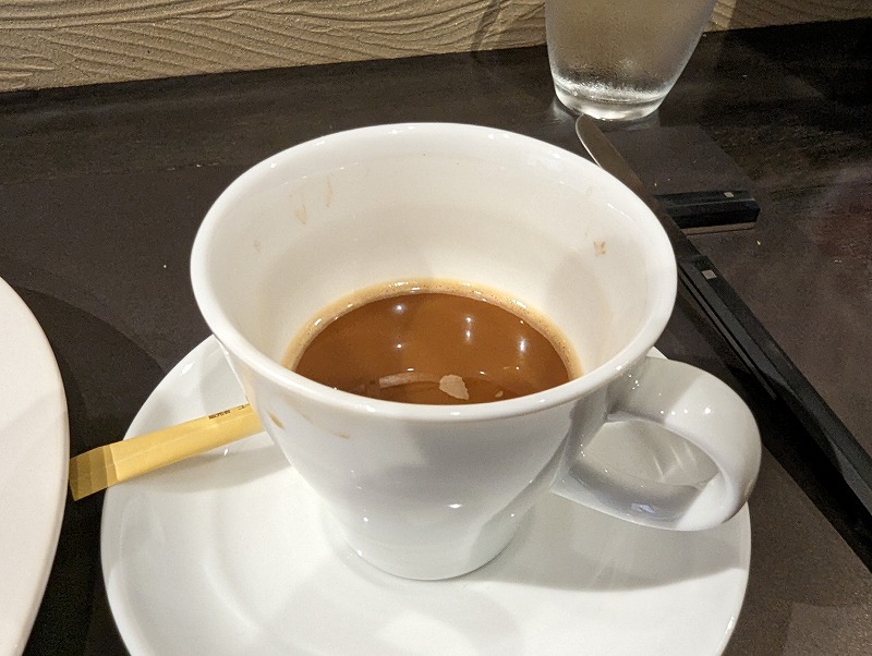 都城市山田町の生搾りモンブラン専門店都城店で飲んだコーヒー2