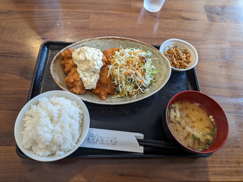 宮崎市青島の木ノ花キッチンで食べたチキン南蛮定食
