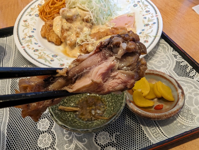 宮崎市の蜜柑(みかん)で食べたチキン南蛮定食17
