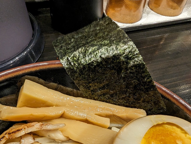 宮崎市の麺匠 真田で食べた「特製濃厚豚骨魚介つけ麺」5