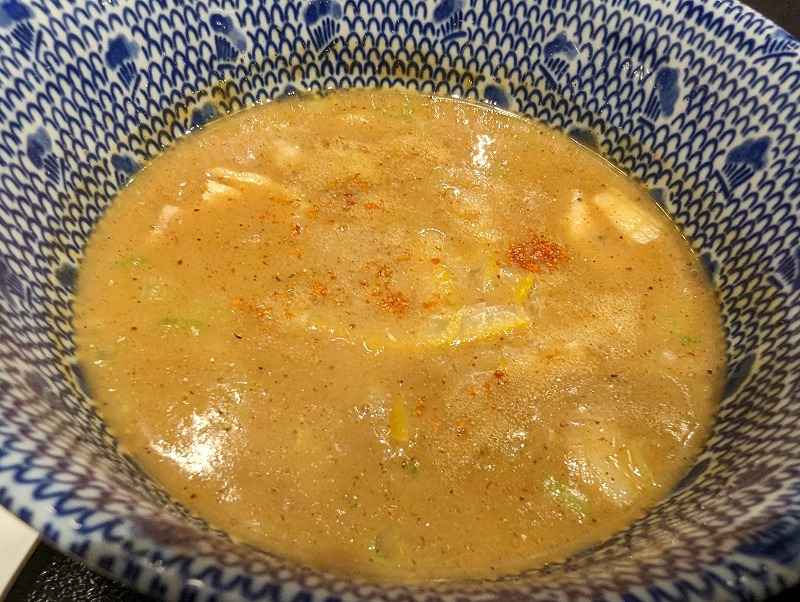 宮崎市の麺匠 真田で食べた「特製濃厚豚骨魚介つけ麺」1