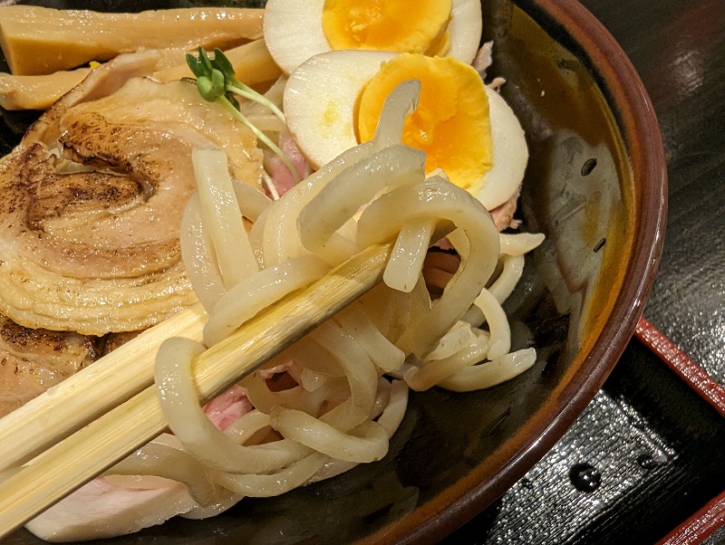 宮崎市の麺匠 真田で食べた「特製濃厚豚骨魚介つけ麺」6