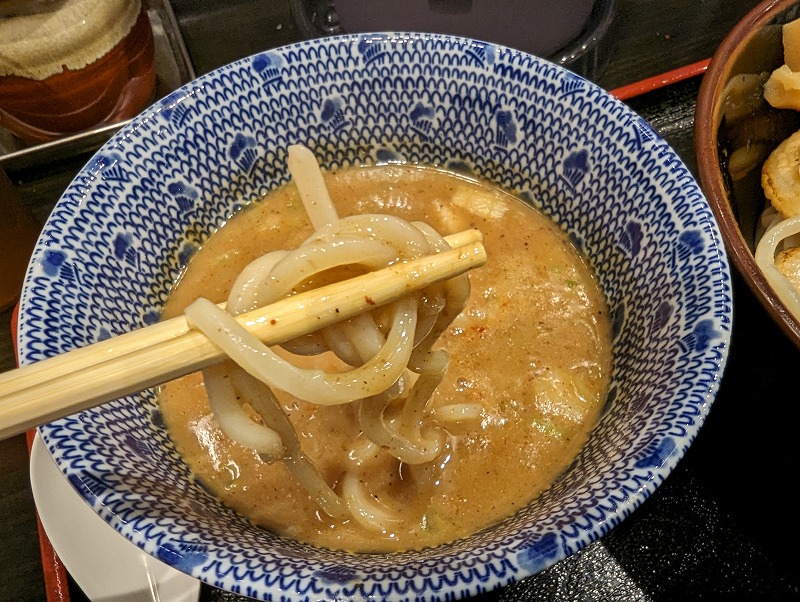 宮崎市の麺匠 真田で食べた「特製濃厚豚骨魚介つけ麺」7