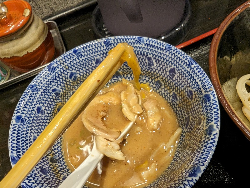 宮崎市の麺匠 真田で食べた「特製濃厚豚骨魚介つけ麺」20