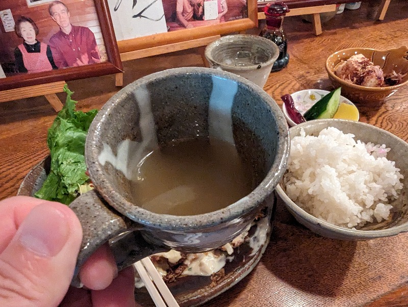 日南市飫肥の「珈琲とお食事の家 喫茶 園」で食べたチキン南蛮定食20