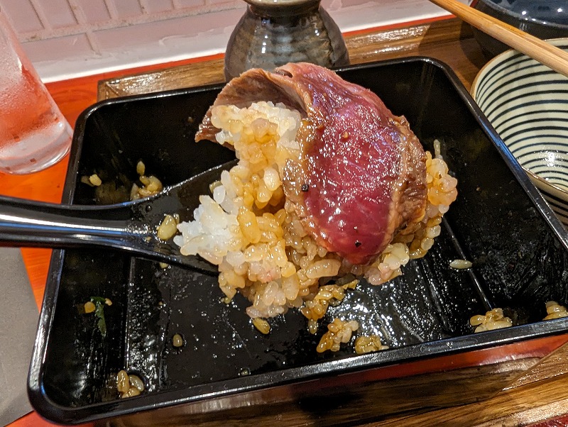 宮崎市の宮崎和牛肉重ぶんすとで食べた「黒毛和牛赤身肉のお重」18