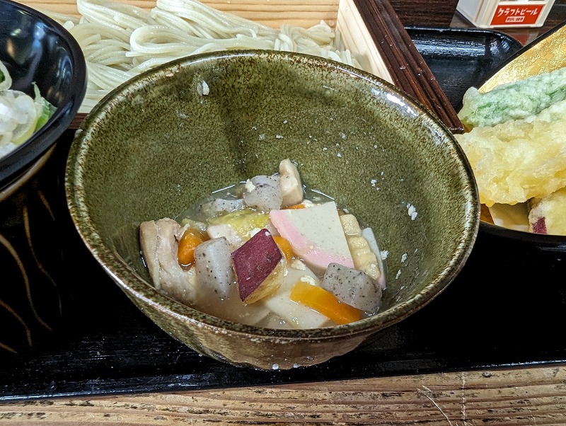 宮崎市の新潟のへぎそば たけ乃で食べた「大海老と野菜の天せいろ」7