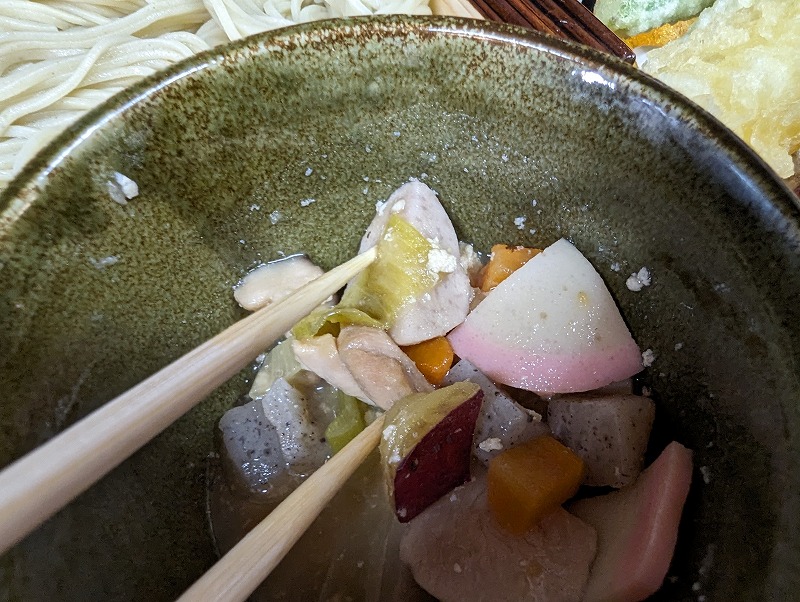 宮崎市の新潟のへぎそば たけ乃で食べた「大海老と野菜の天せいろ」18