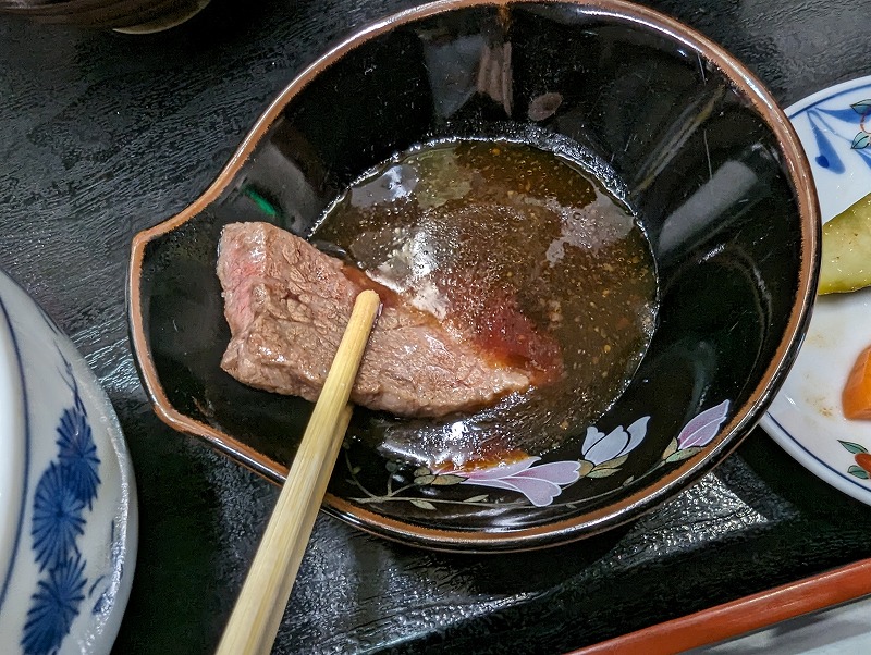 西都市の割烹・活魚 いけす 宮本で食べた「焼牛肉ランチ」27