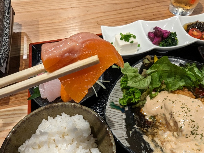 宮崎市の宮地鮮屋 橘通東店で食べた「チキン南蛮定食」11
