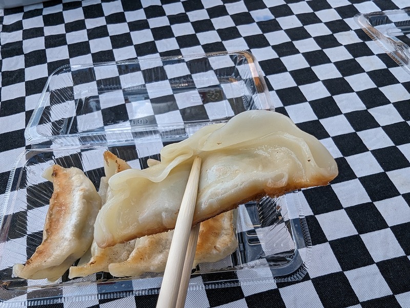 木城町の宮崎餃子 たれいらずで食べた焼き餃子の普通味5