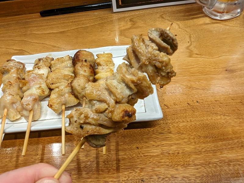 宮崎市の「やきとりさんきゅう橘通西店」で食べた焼き鳥8