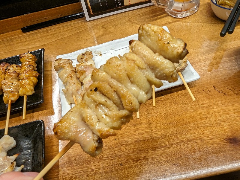 宮崎市の「やきとりさんきゅう橘通西店」で食べた焼き鳥12