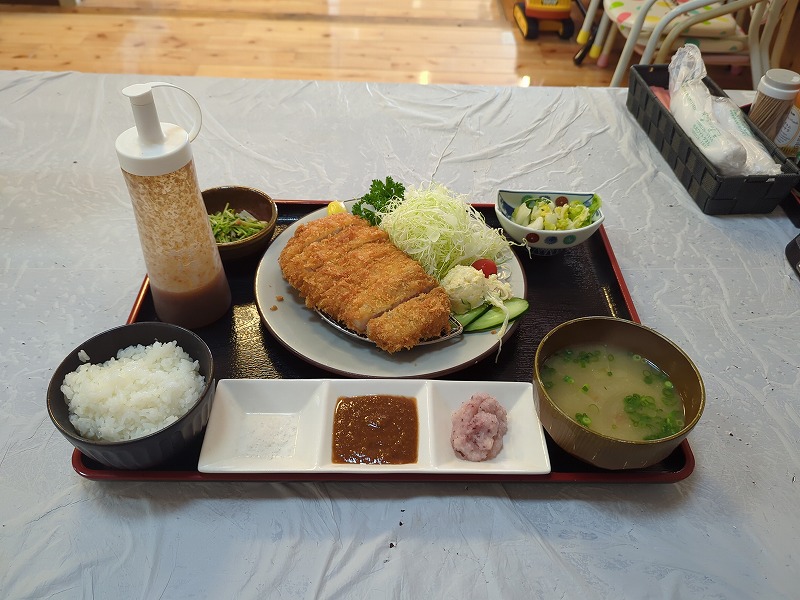 高鍋町の「旬魚菜 だいこんや」で食べたロースとんかつ定食