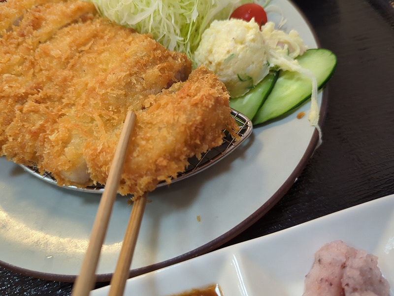 高鍋町の「旬魚菜 だいこんや」で食べたロースとんかつ定食8