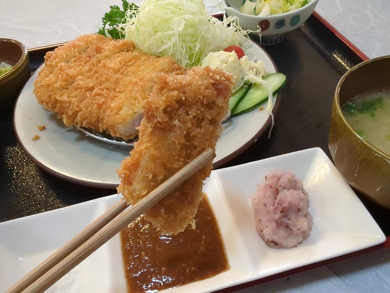 高鍋町の「旬魚菜 だいこんや」で食べたロースとんかつ定食9