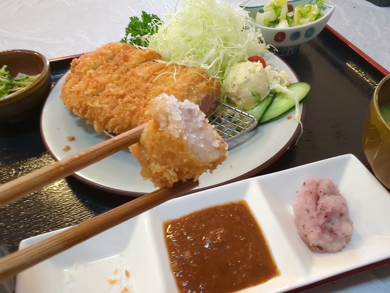 高鍋町の「旬魚菜 だいこんや」で食べたロースとんかつ定食10
