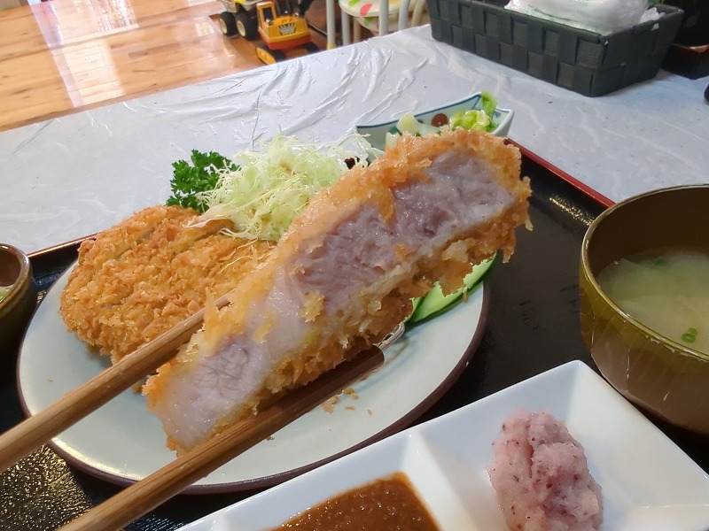 高鍋町の「旬魚菜 だいこんや」で食べたロースとんかつ定食13