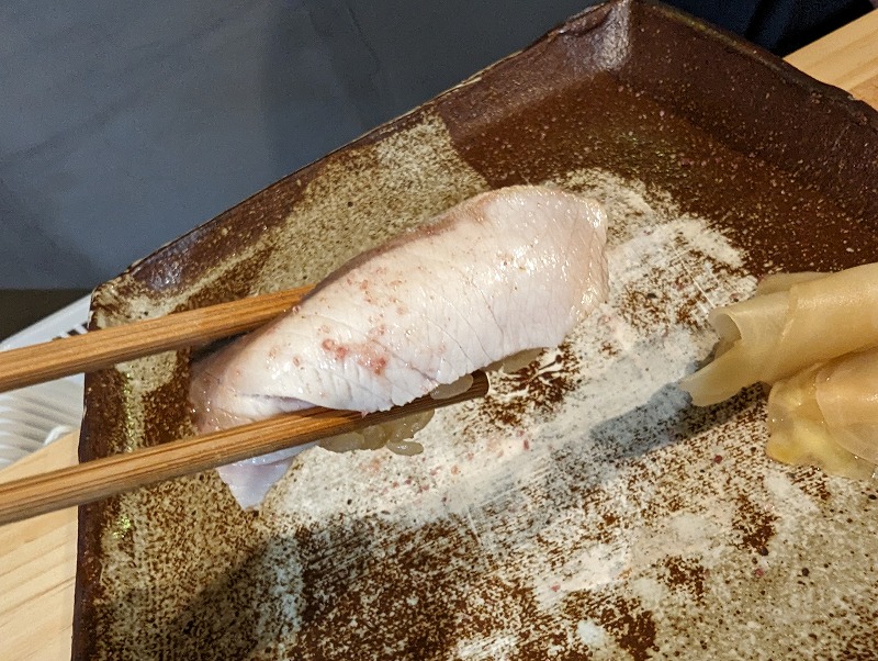 宮崎市の鮨ふらりで食べた「熟成ブリ」3