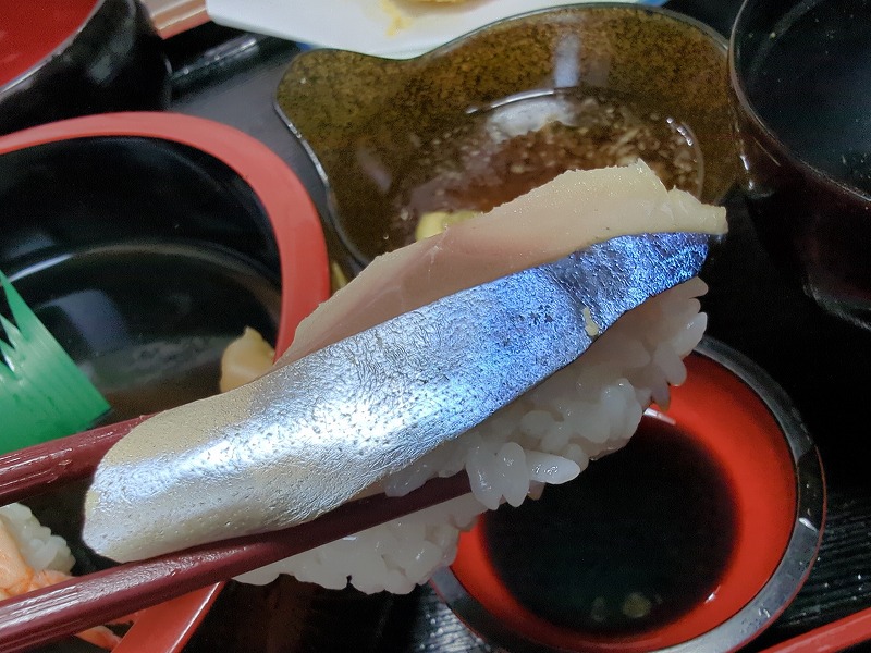 西都市の蛇の目寿司で食べた「昼定食」23