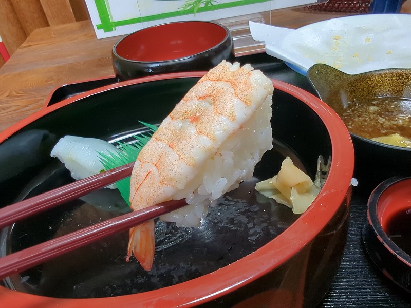 西都市の蛇の目寿司で食べた「昼定食」25