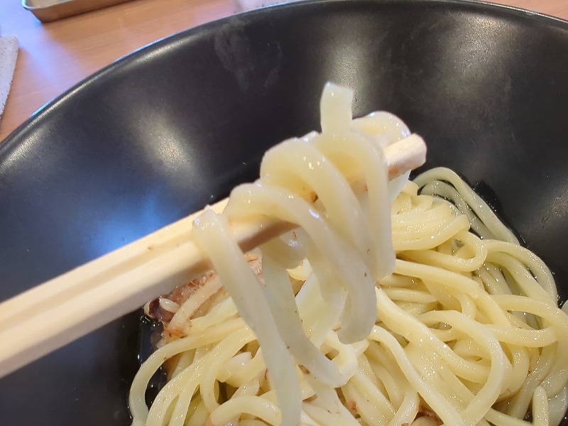 都城市の麺屋 絆心(KISHIN)で食べた濃厚魚介豚骨つけ麺6