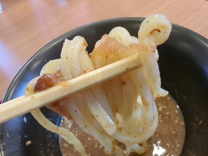 都城市の麺屋 絆心(KISHIN)で食べた濃厚魚介豚骨つけ麺12