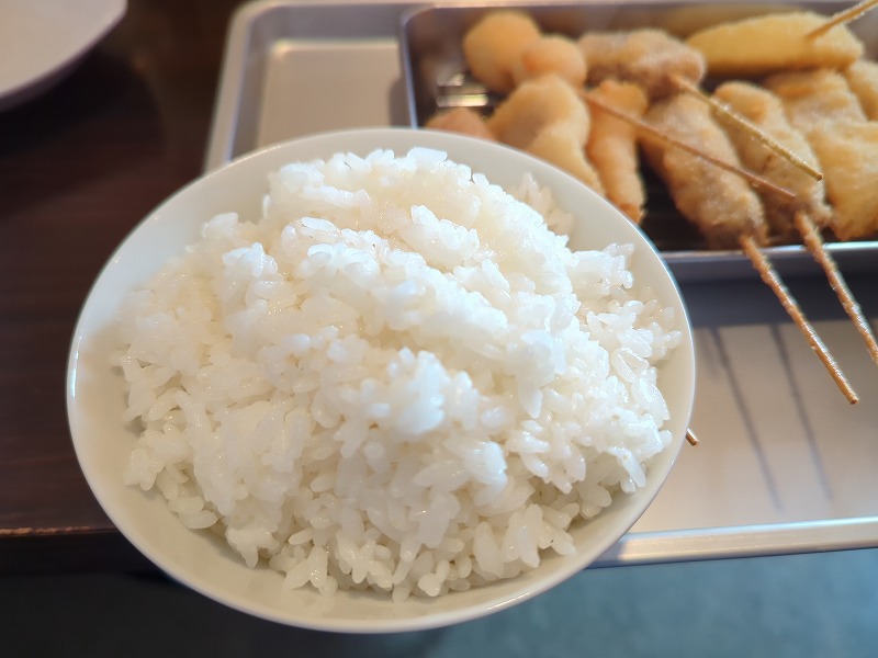 宮崎市京塚町の100円串カツで食べた「スペシャル定食」3